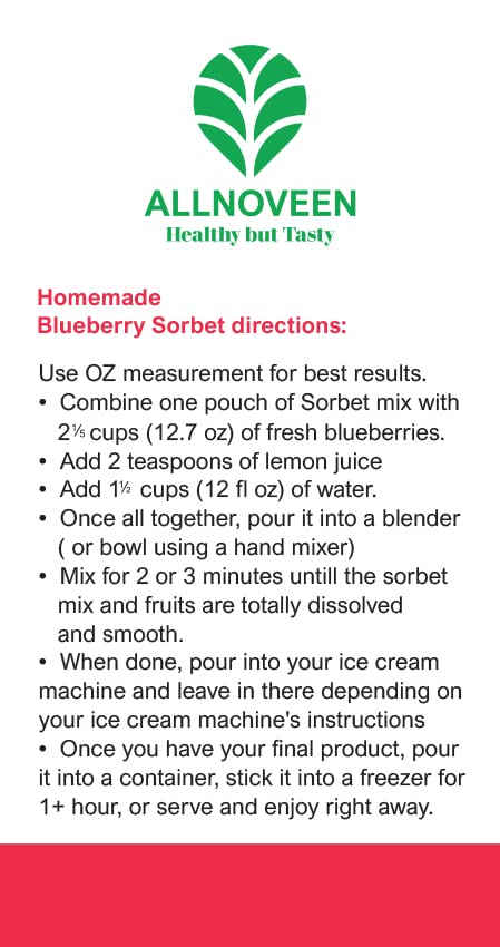 Blueberry Sorbet Mix