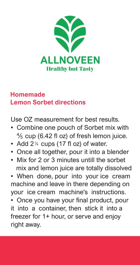 Lemon Sorbet Mix