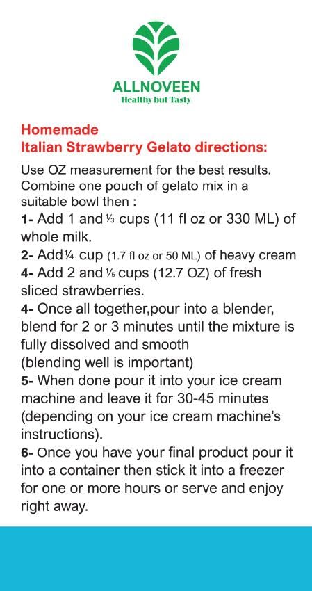 Strawberry Gelato Mix