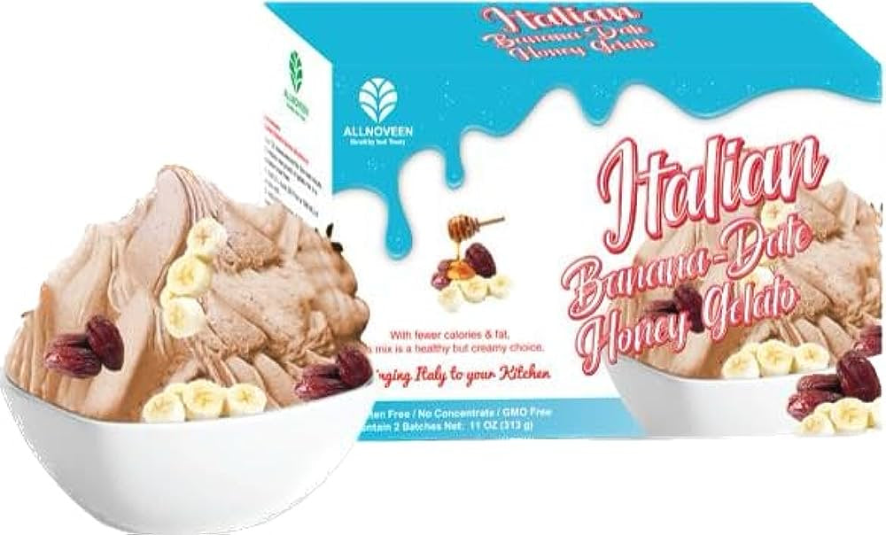 Banana-Date-Honey Gelato Mix